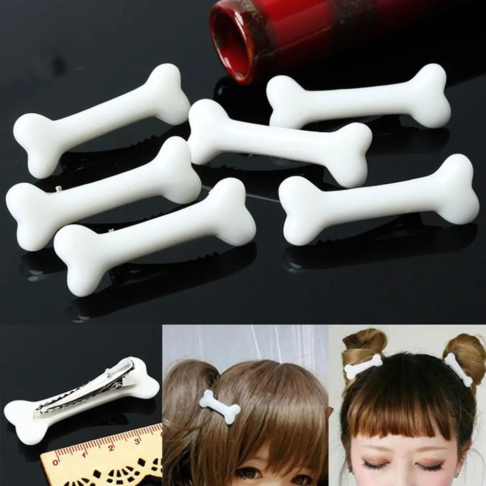 Fashion Hair Clip For Women Girls Hair Accessories Dog Bone Design Hairpin Barrettes 2pcs