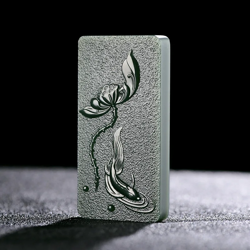 

Fine Jewelry Natural Hetian Nephrite Jade Qingyu Has A Jade Pendant With A Surplus Of Fish Every Year