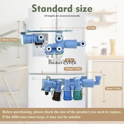 242253002 242102201 ينطبق على صمام مدخل مياه الثلاجة 120 فولت