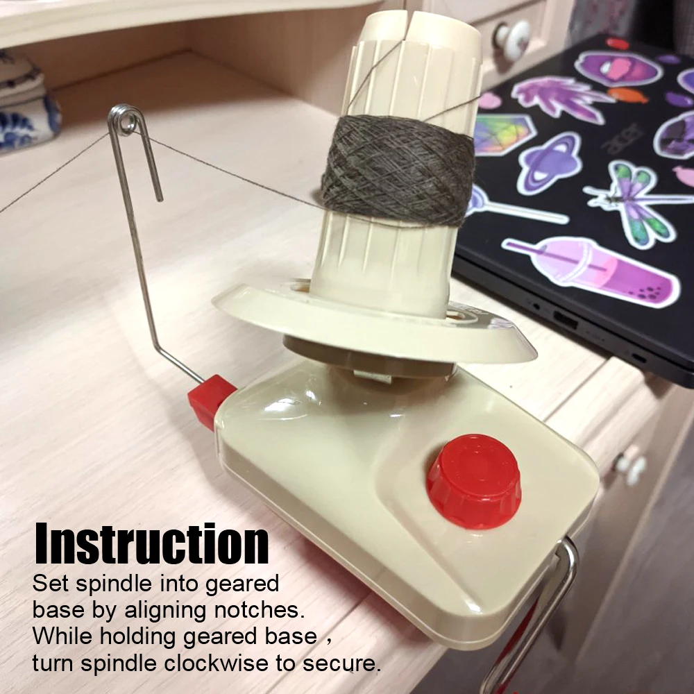String Ball Hand Operated Yarn Winder Fiber Wool Winder Machine for DIY Sewing Making Repair Craft Tools Manual Handheld