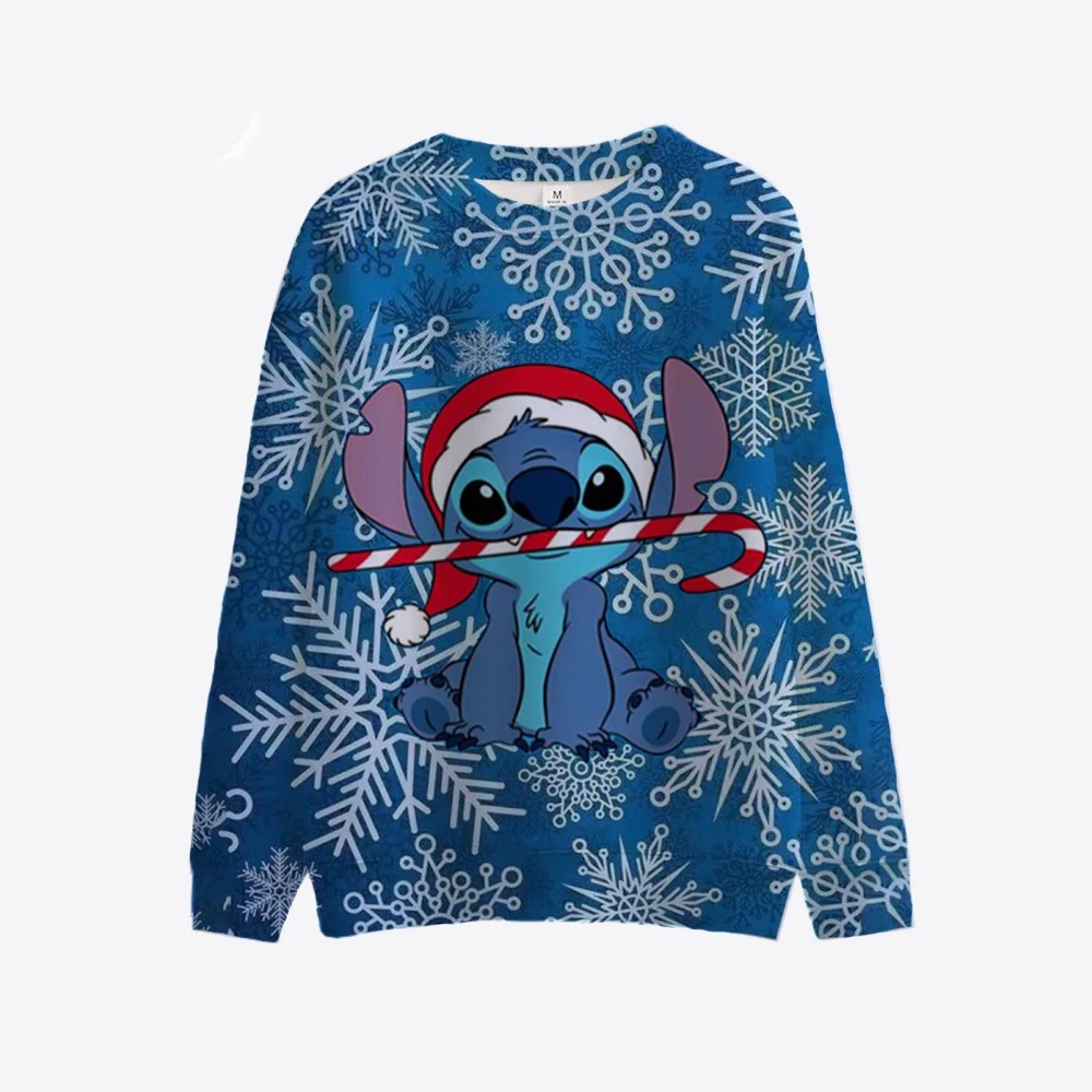 Disney Cartoon Mickey Mouse Mickey Mouse Couple Christmas Hoodies Women's/Men's Thin Autumn Sweater Women's 90s Clothing