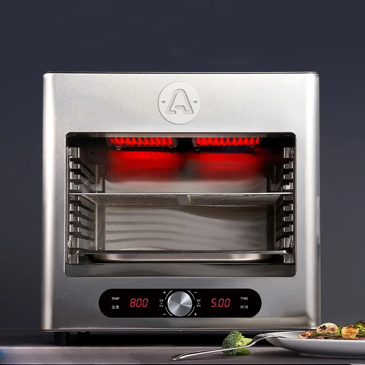 800 degree high temperature commercial electric oven fully automatic frying steak machine steak grill