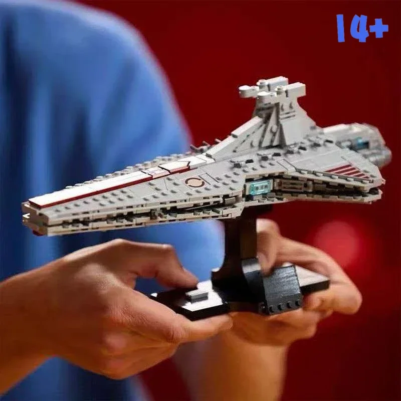 

Готовый конструктор MOC 75441, 643 детали, космический корабль, модель с двойными мостами, научно-фантастическая модель, идеальный подарок для взрослых коллекционеров