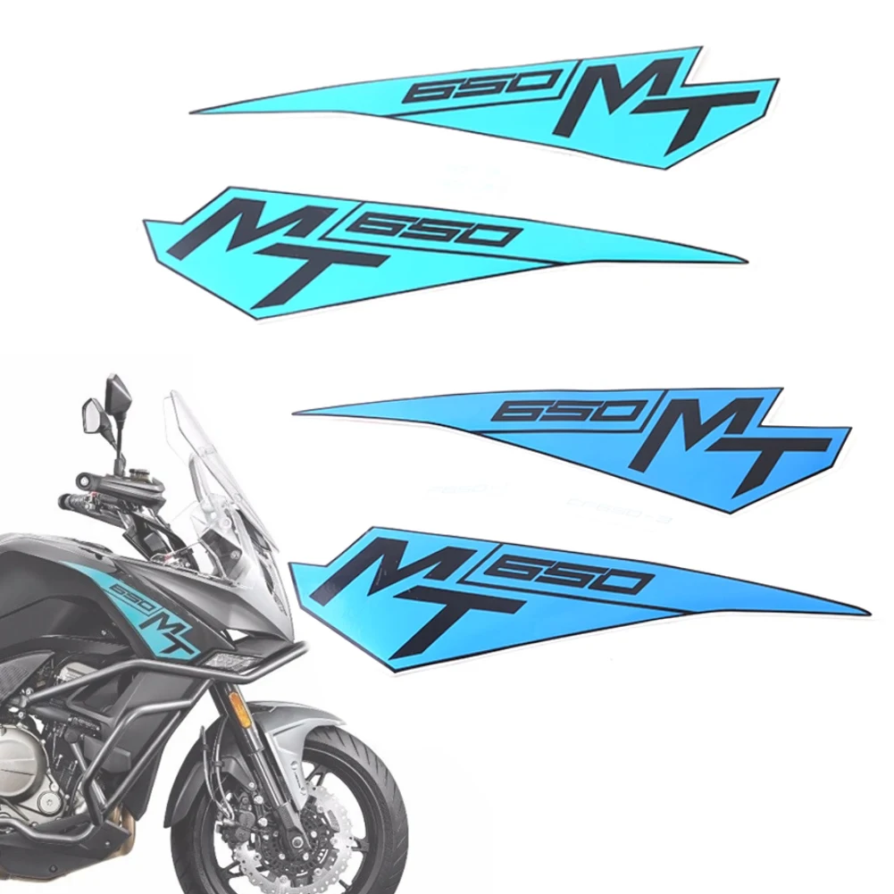 

Motorcycle Side Sticker Side Decal Protector Traction Pad Decoration Sets Side Gas Knee Grip For CFMOTO 650MT CF650 MT CF650-3