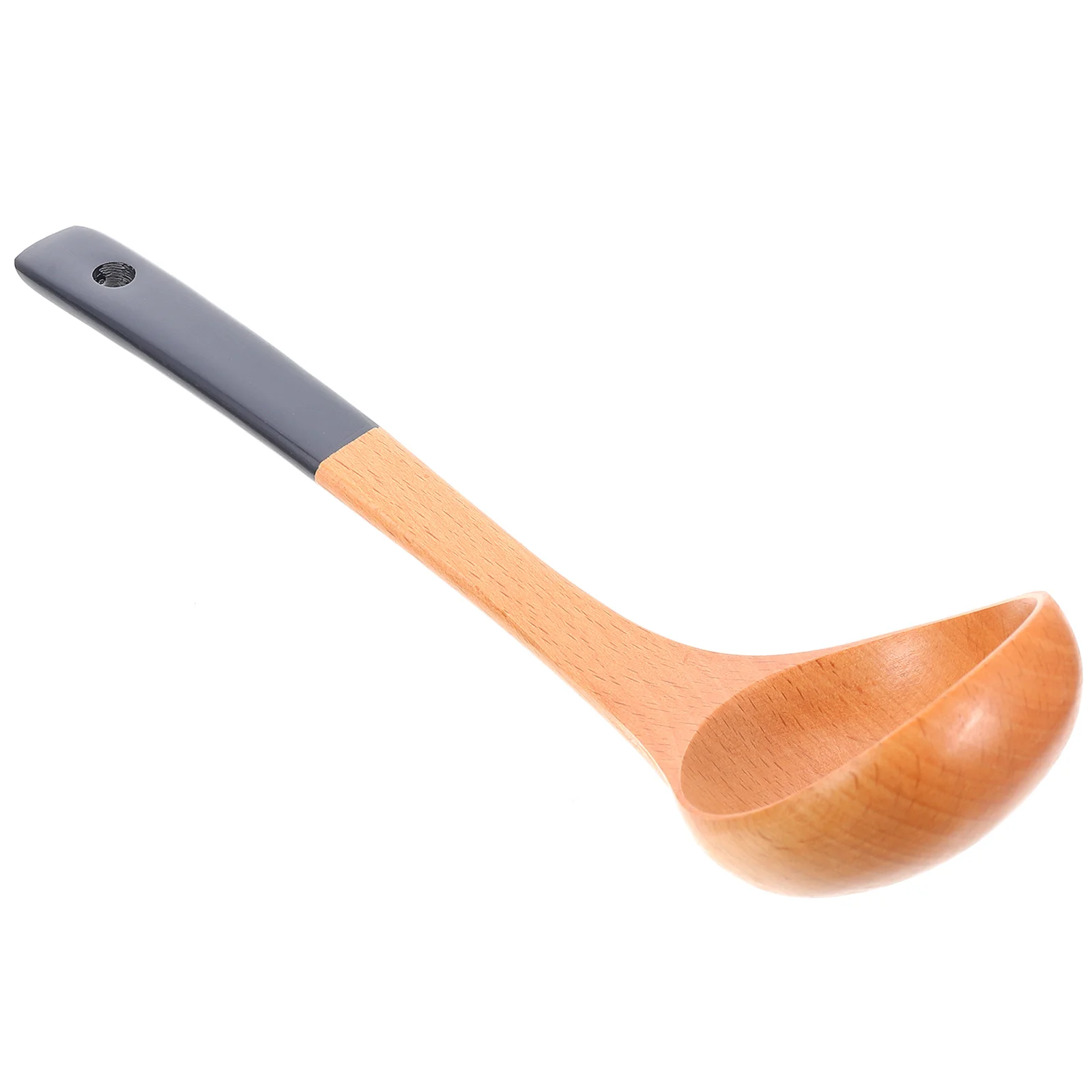 

Non stick Pan Stir Fry Ladles Wood Spoon Blue H Multi use Soup Spoon Long H Kitchen Supplies Cooking Utensil