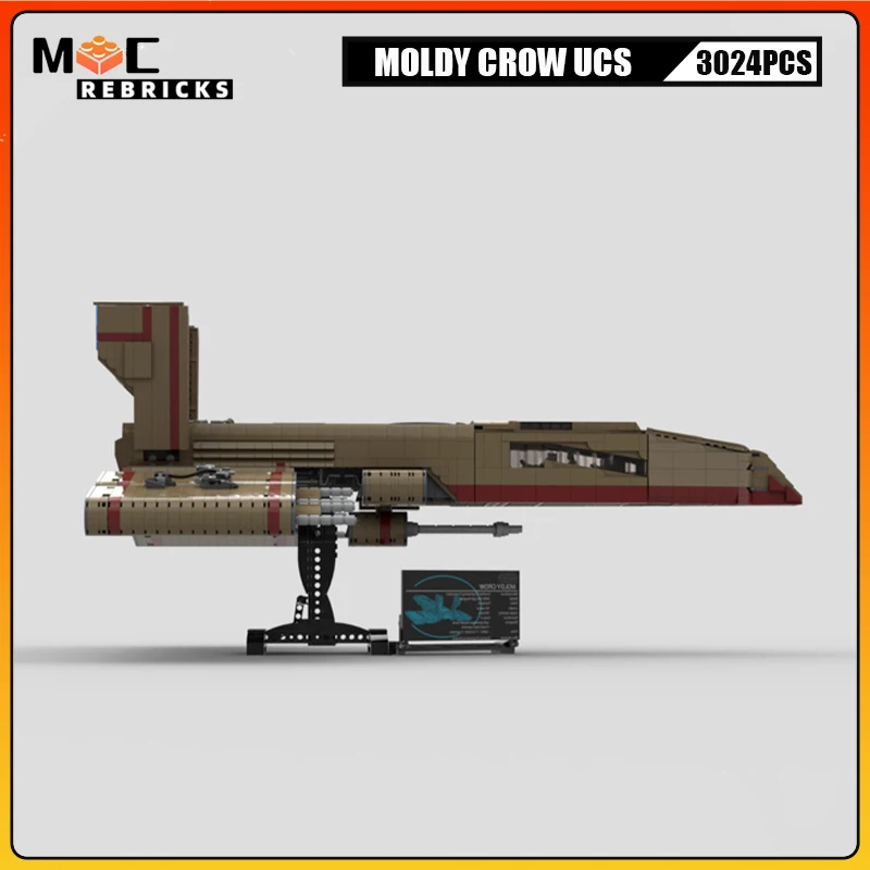 Space Movie Series Moldy Crow UCS Spacecraft MOC Assembling Building Blocks Model Set DIY Children's Puzzle Toy Bricks Xmas Gift