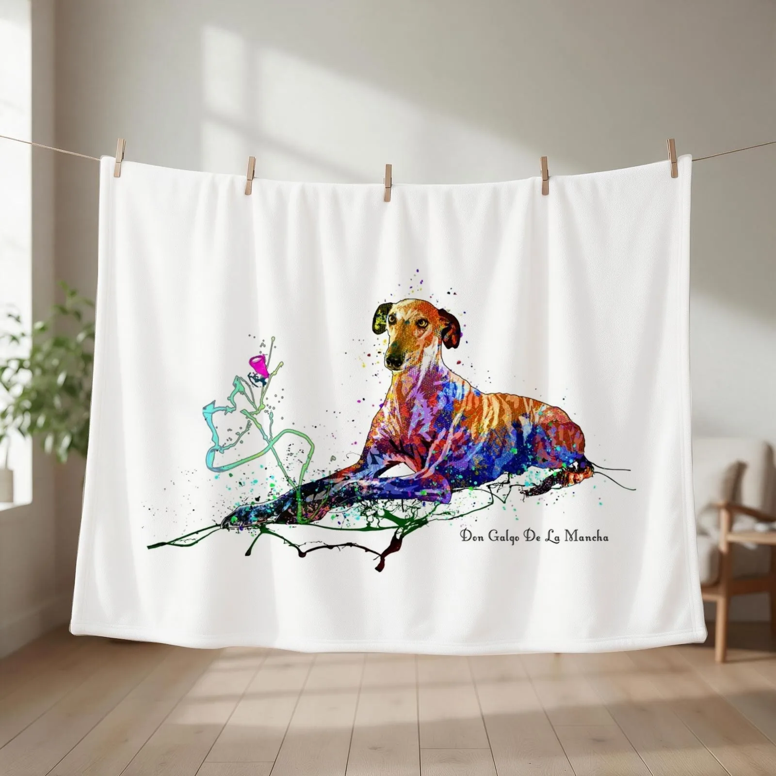 Don Galgo De La Mancha Throw Blanket Extra Large Throw Warm Luxury Brand Softest Blankets