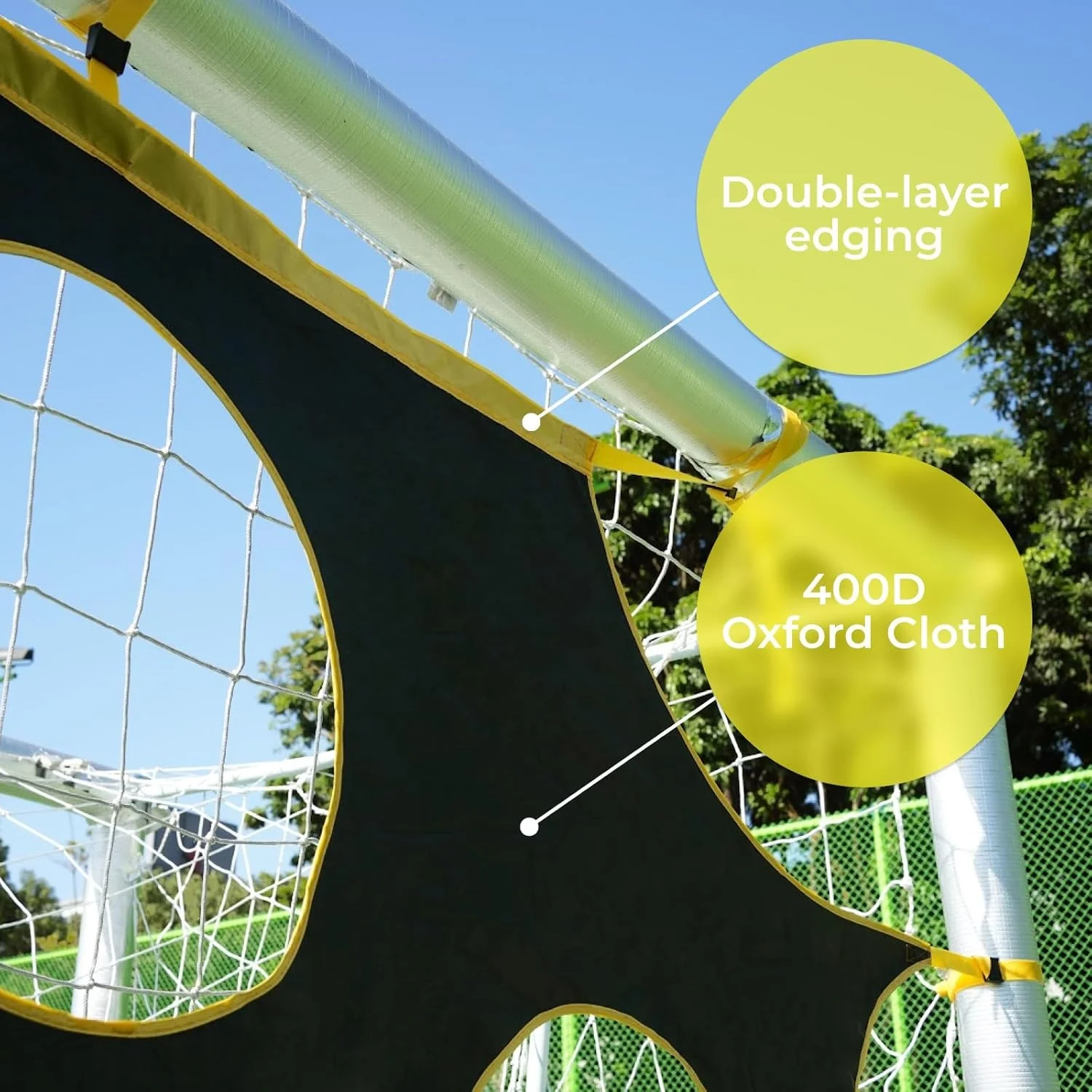 Training Soccer Goal Target Net with 10 Scoring Zones Compatible with All  12'x6' Soccer Goals