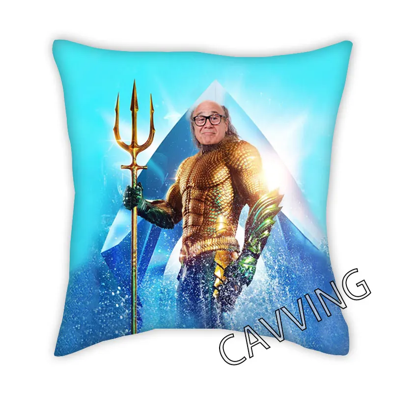 Danny Devito  3D Printed Polyester Decorative Pillowcases Throw Pillow Cover Square Zipper Cases Fans Gifts Home Decor