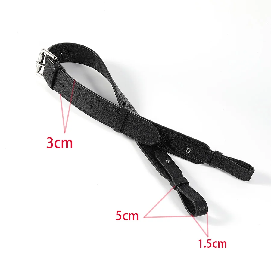 حزام كتف جلدي لحقيبة ليندي، ملحقات حقيبة كروس بديلة قابلة للتعديل من جلد البقر الأصلي #1