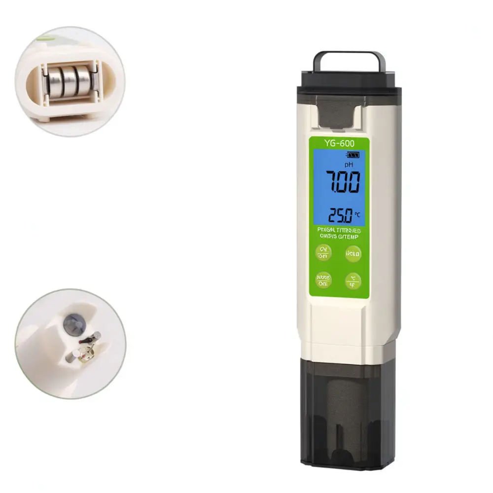 Digital Water Quality Monitor PH TDS EC ORP Salinity Specific Gravity Temperature Tester For Hydroponics Fish Tank Testing