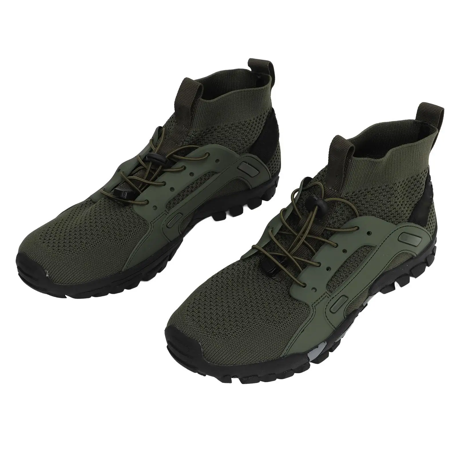 

Men's Lightweight Shock Absorption Wading for hiking Shoes Breathable Elastic Anti Slip OD Green Outdoor Footwear