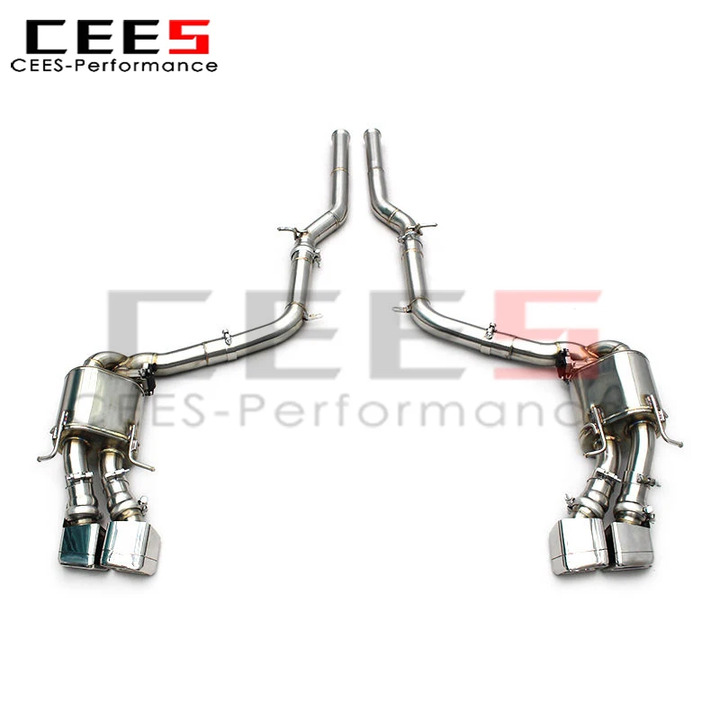 CEES Valvetronic Exhaust System for Mercedes-Benz C63 AMG W204 6.2L 2011-2015 Racing Muffler High Performance Parts