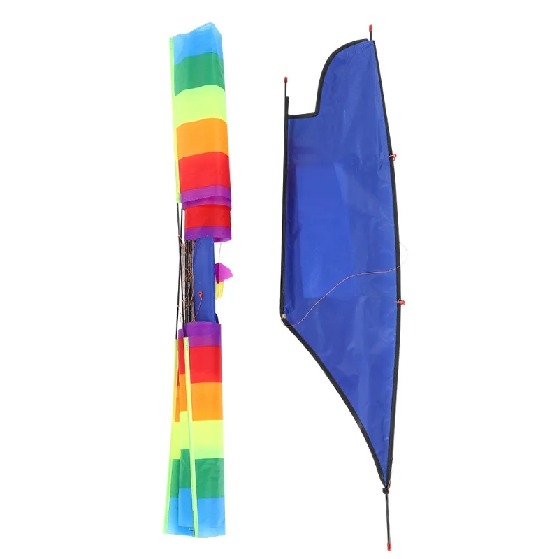 3D enorme arcobaleno barca a vela aquilone volante sport all'aria aperta bambini attività di gioco per bambini