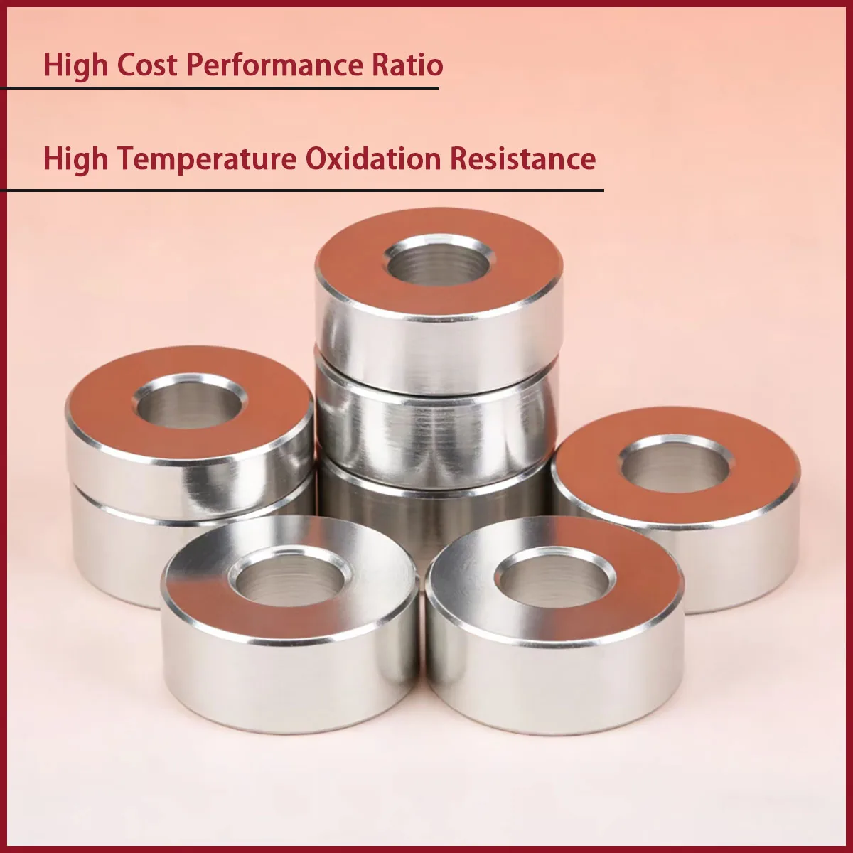 Aluminum alloy washer with inner diameter of 5.2-6.5mm is used in industries such as automotive, electronics, and aviation