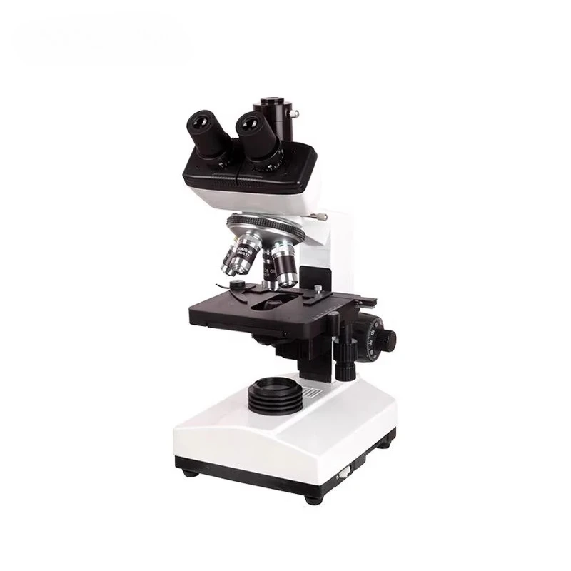 مجهر صيني مجهر بيولوجي ثلاثي العينيات مع عدسة غمر الزيت لمحترفي المختبر