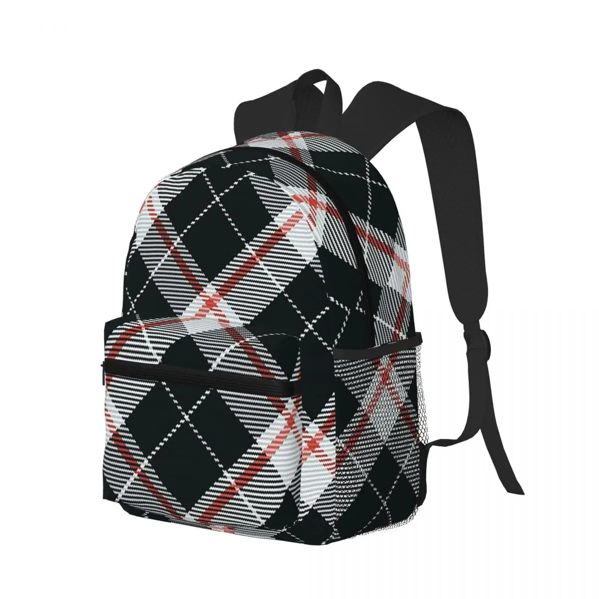 

Classic Scottish Clan Tartan Plaid Student Backpack School Bag Hiking Travel Daypack for Men Women Bookbag Shoulder Bags