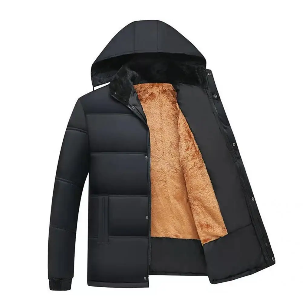 Thicken Long Sleeve Cold-proof Winter Quilting Down Coat for Camping