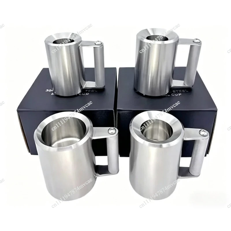 304 stainless steel overweight water cup fitness household dumbbell stainless steel cup outdoor camping household
