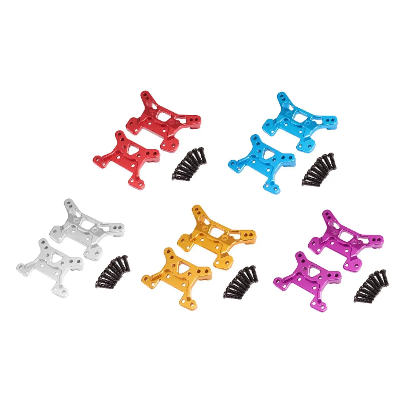 

Передние и задние амортизаторы из алюминиевого сплава. Простые в установке амортизаторы для радиоуправляемых автомобилей.