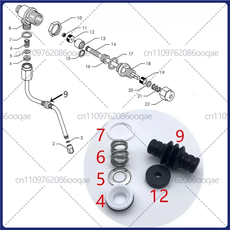 

for WEGA/ASTORIA coffee machine Steam valve gasket, steam valve core sealing ring