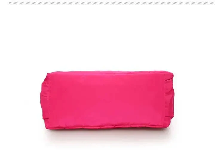Damentasche, einfarbig, Einkaufstasche, Pendler-Umhängetasche, Freizeit, einfach, Mama, Ausgehen, Tasche, große Kapazität, Nylon-Handtasche, Oxford – Detail 8