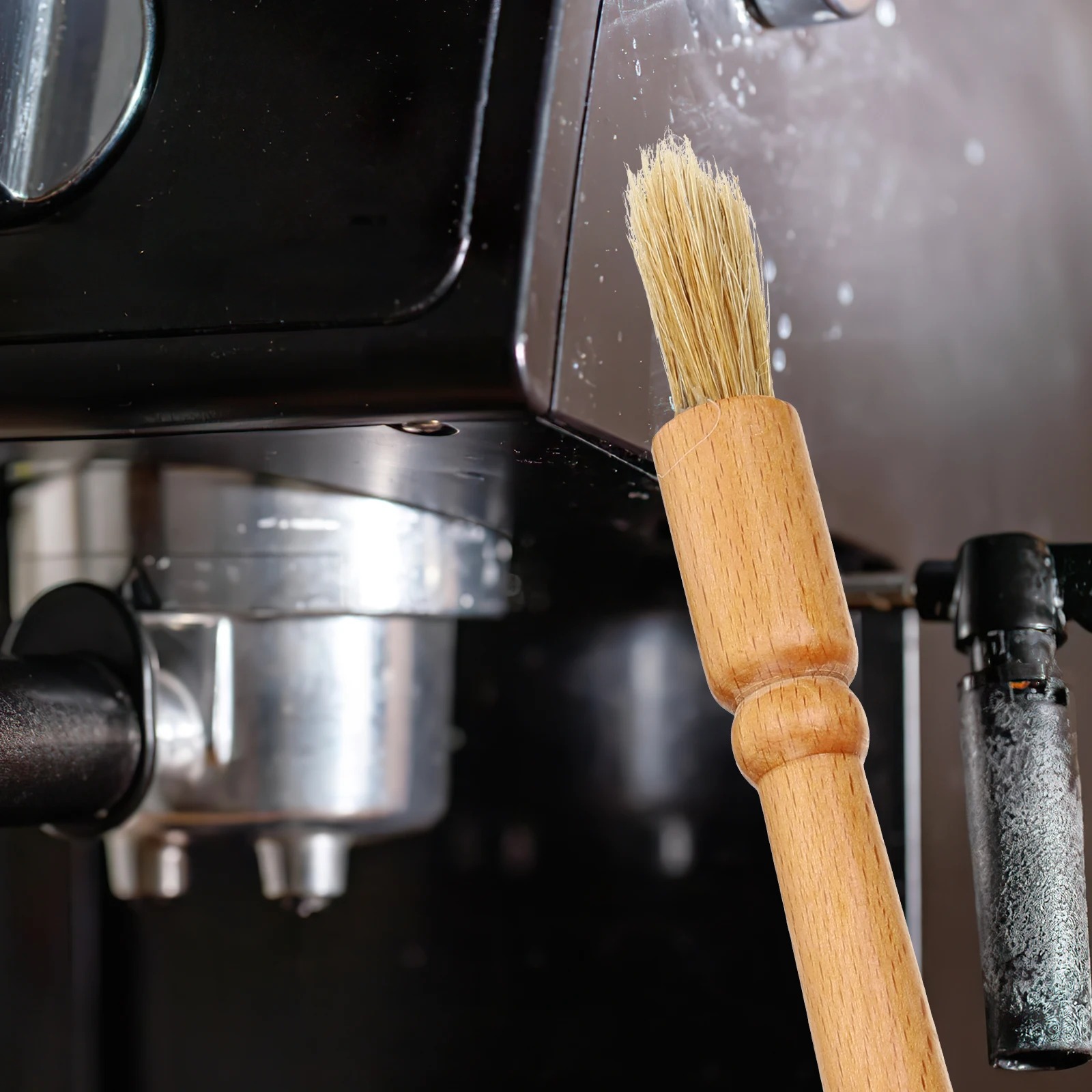 

Stainless Bristles Coffee Machine Cleaning Set Odor Repellent Design for Deep Bottle Cleansing