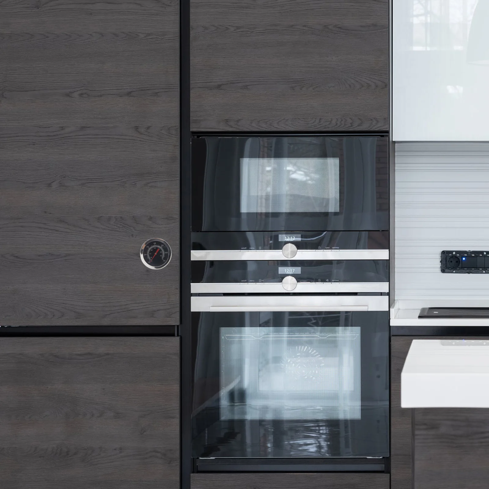 1 Stuks Rvs Oven Thermometer Bakken Bbq Voedsel Temperatuur Monitor Grote Wijzerplaat 100-700f Oven Thermometer