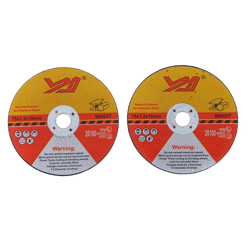 5Pcs 75mm Mini Cutting Disc Circular Resin Saw Blade Grinding Wheel Cutting Disc For Steel Stone Cutting Angle Grinding Tools