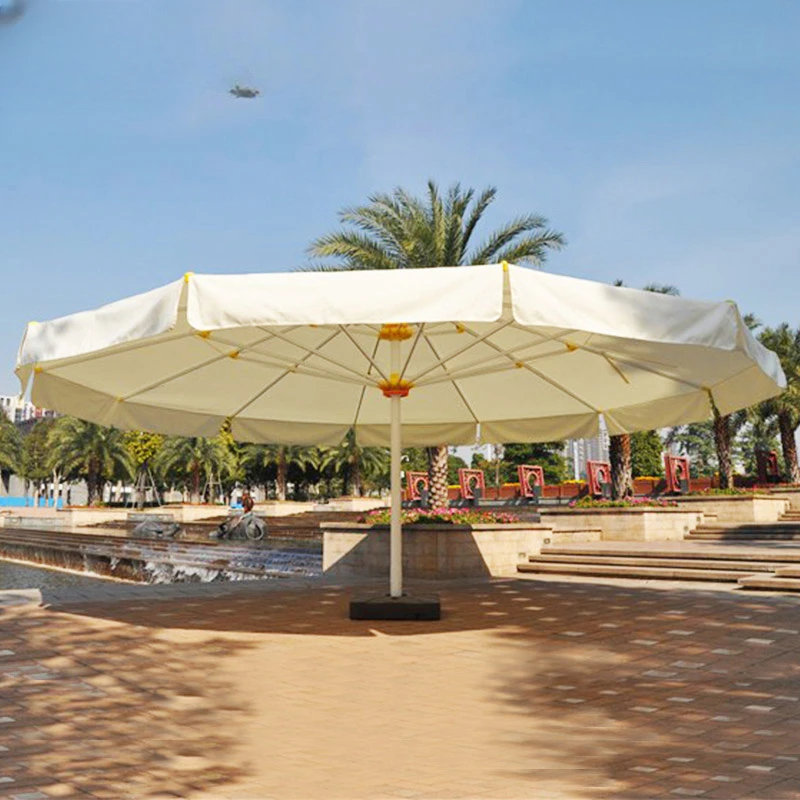 The product can be customized. Large Roman outdoor parking umbrella, garden leisure umbrella, coffee bar street