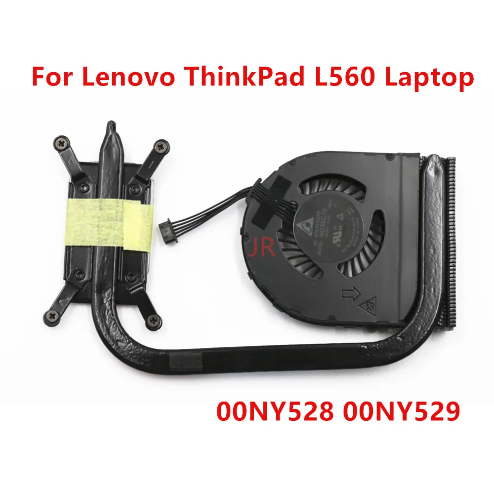 New Radiator Tube Fan For Lenovo ThinkPad L560 L570 Laptop CPU Cooler Cooling Fan with Heatsink FRU 00NY528 00NY529