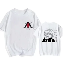 Funny Cartoon Manga Hisoka Kawaii Hunter X Hunter T Shirt Killua Zoldyck Anime T-shirt Kurapika HxH Devil Eye Tshirt Sports Tee