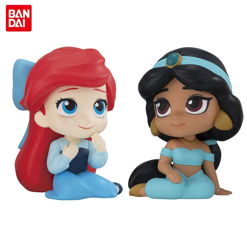 

Оригинальная игрушка-гашапон BANDAI Disney Princess: мини-фигурки Золушки, Жасмин, Ариэль, капсульные игрушки, модель для декора рабочего стола