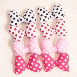 The exquisite Princess Rose polka dot cotton bow tie headband.
