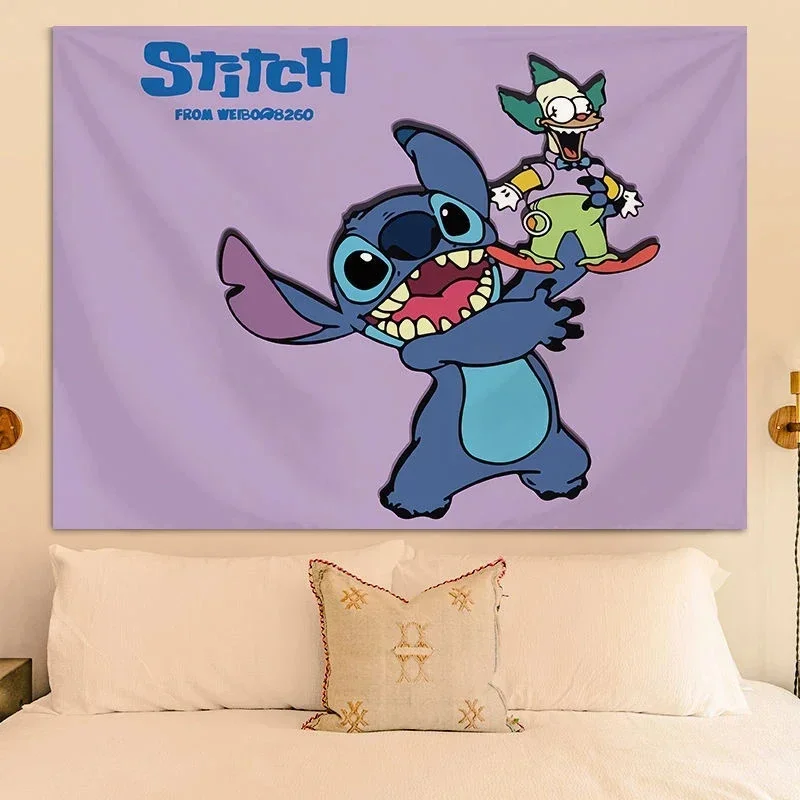 

Stitch Tapestry Microfiber Multi-size Multi-color Suitable for Photography As Background Cloth Room Decoration Birthday Party