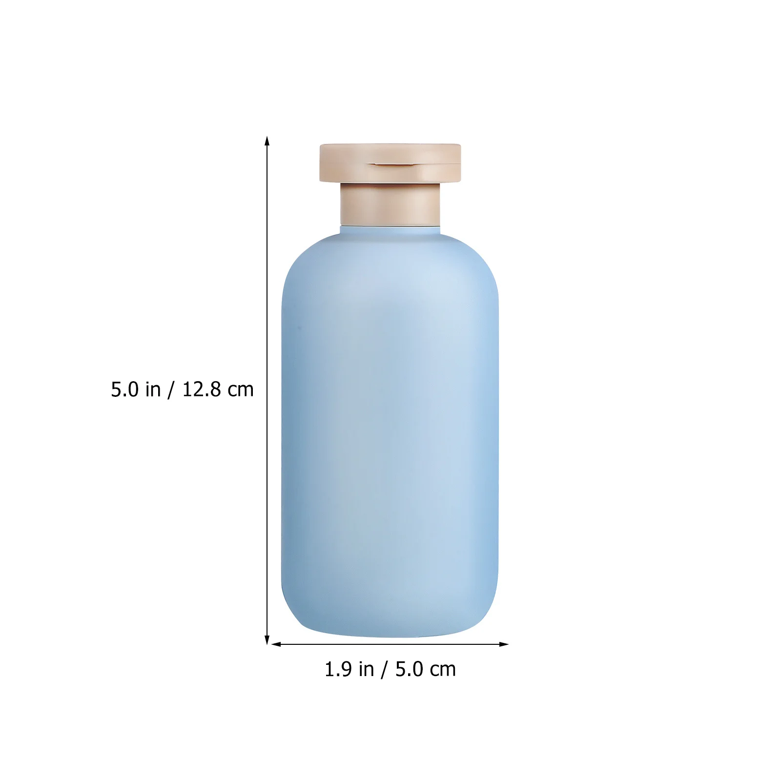 Bouteilles de voyage en plastique rechargeables, taille de bouteille de shampoing, pour articles de toilette, conteneur de Lotion, conteneurs de voyage anti-fuite, 2 pièces