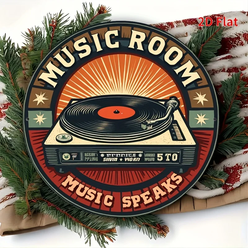 1 Vintage-Vinyl-Schallplatte – Mini-Musikdekoration, geeignet für Häuser, Bars, Restaurants und Musikräume (aus Holz) – Detail 6