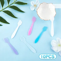 10 Pcs Mini Cosmetic Spatulas Mask Spoons Face Cream Mask Mixed Spoon Beauty DIY Tools Eye Facial Makeup Applicator Sticks