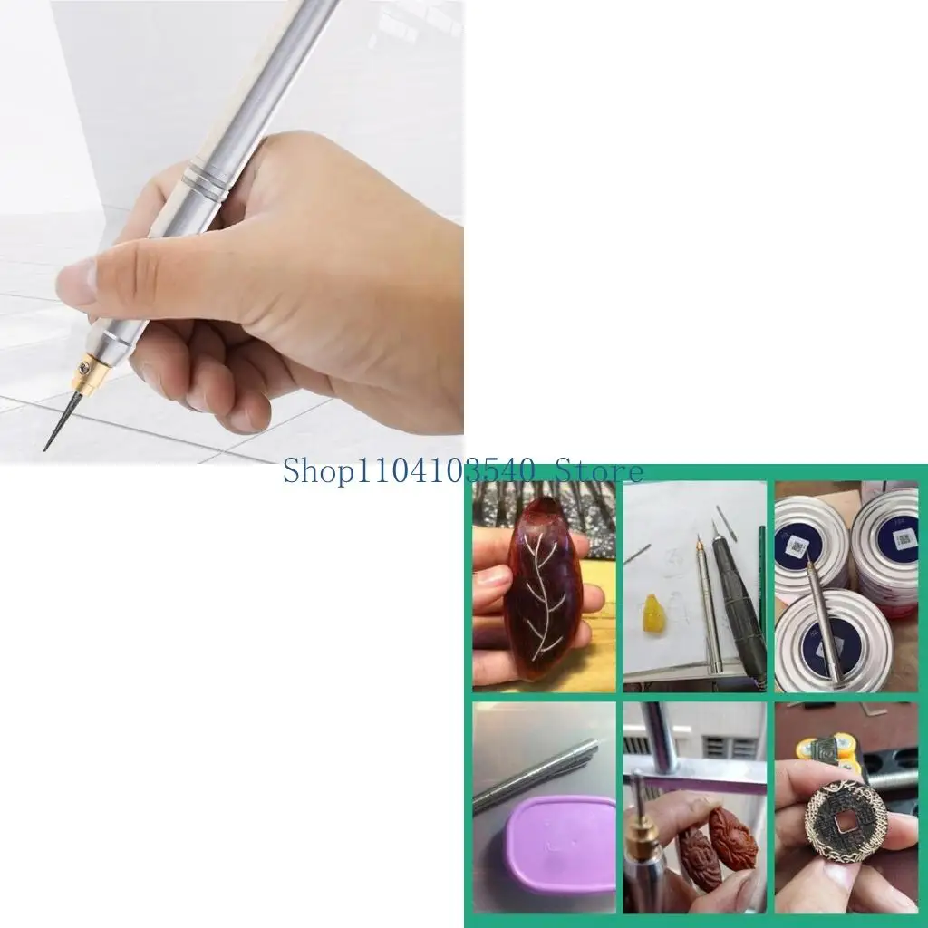 02DC Multi Functional Electric Drill Engraver Pen Small Body, Large Energy, and Elegent Appearance for Artistic Creations