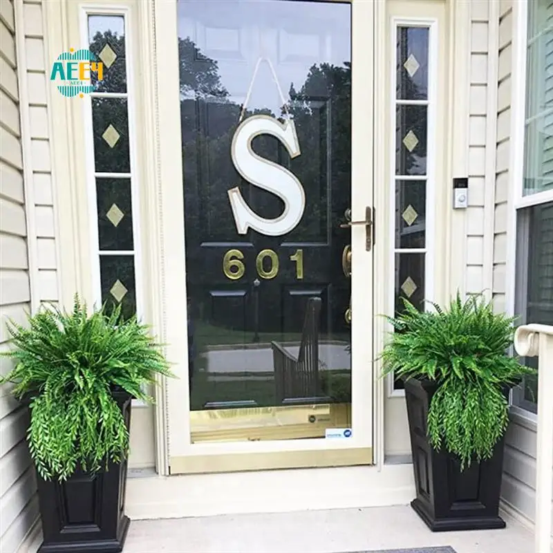 

AEE4-12 шт. искусственные растения искусственные висячие растения для уличных папорот искусственные бостонские папоротники растения для уличных пластиковых растений