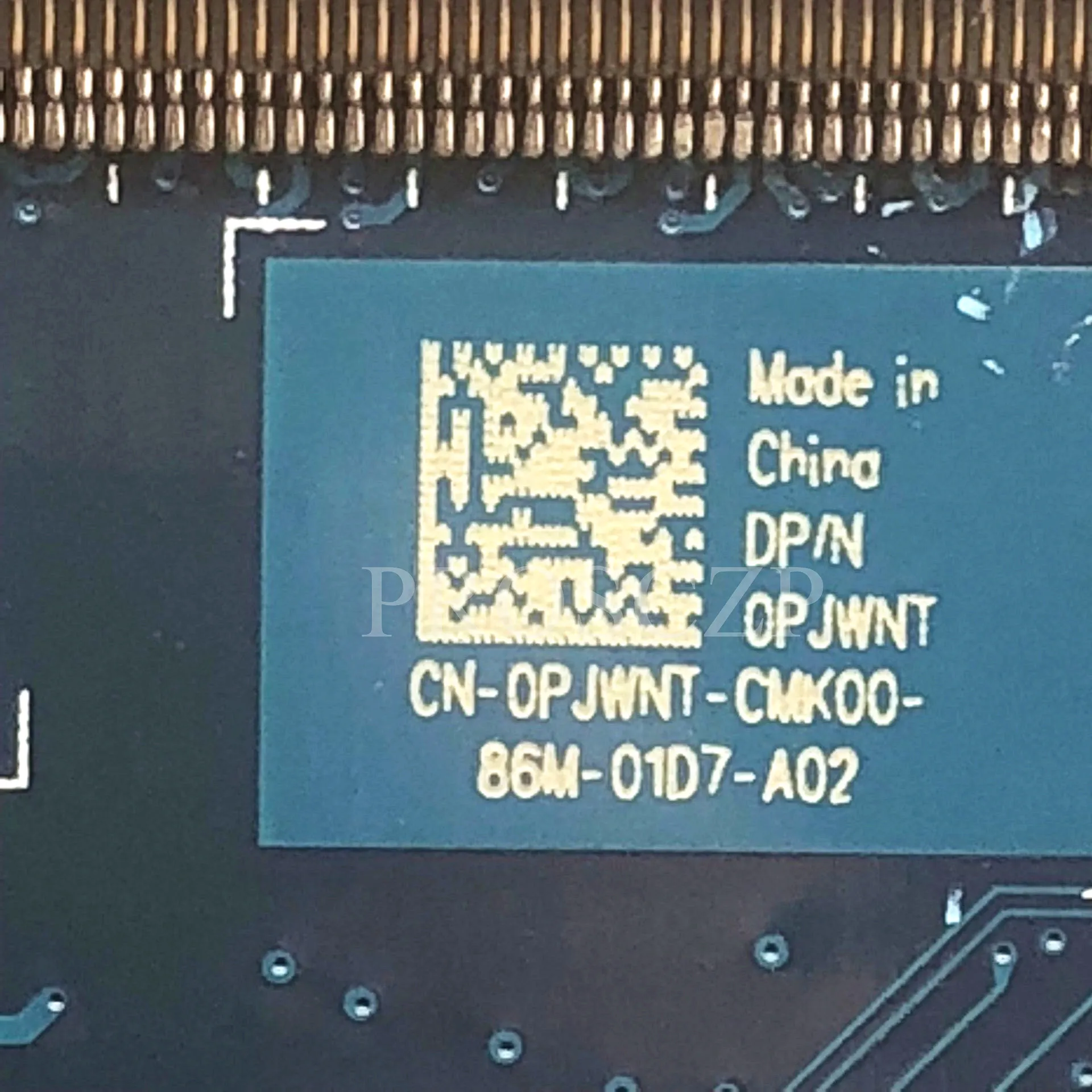 

Материнская плата 0PJWNT PJWNT CN-0PJWNT для ноутбука DELL XPS 15 9570, материнская плата с процессором SRCKN i9-8950HK GTX1050 LA-F541P, 100% протестирована, ОК