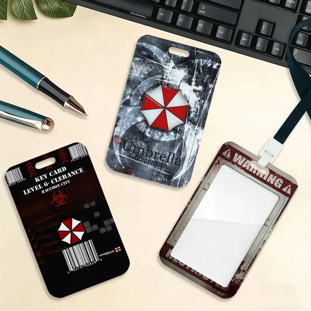 Game R-Residents E-Evils Card Holder Cardcase Bank Credit Student ID Subway Work Permit Badge Holder