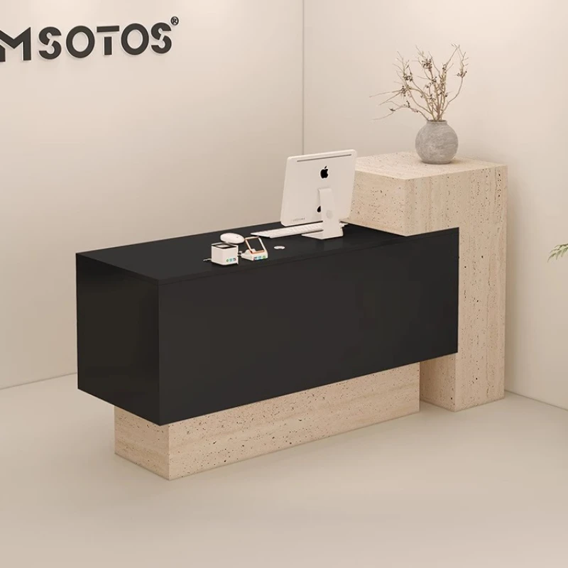 مكتب استقبال لخدمة المطاعم، مكتب استقبال Glamor Deepcool الحديث، مكتب استقبال مخصص، أثاث تجميل Mostrador #4