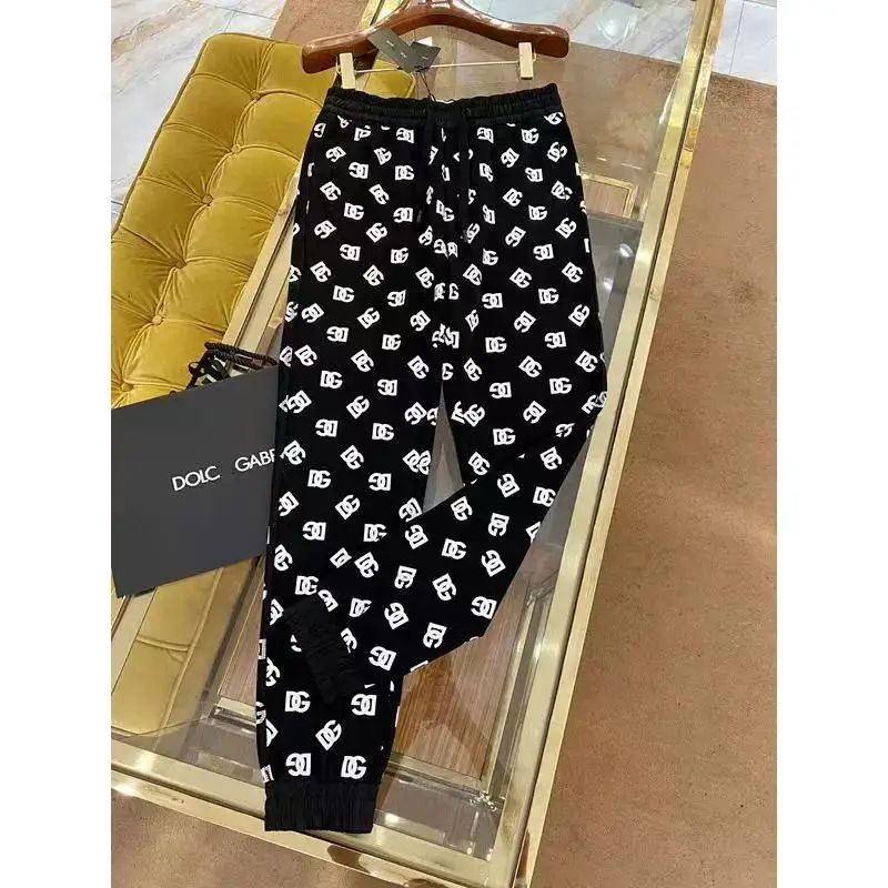

2025 New Men's Quick-drying Luxury Brand Trousers Comfortable and Casual Breathable Sweat-absorbing High-end Trousers Y2K
