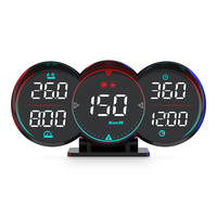 G17 Speedometer Odometer HUD Overspeed Diagnotstic Speed Meter GPS Head-Up Display Car Water Oil Temp Alarm For All Car