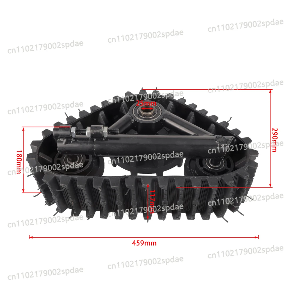 Snowmobile Rear Wheel Rubber Track Kit For Snow Sand Tracks Go Kart Winter Quad ATV UTV Buggy 23T Rear Axle image 3