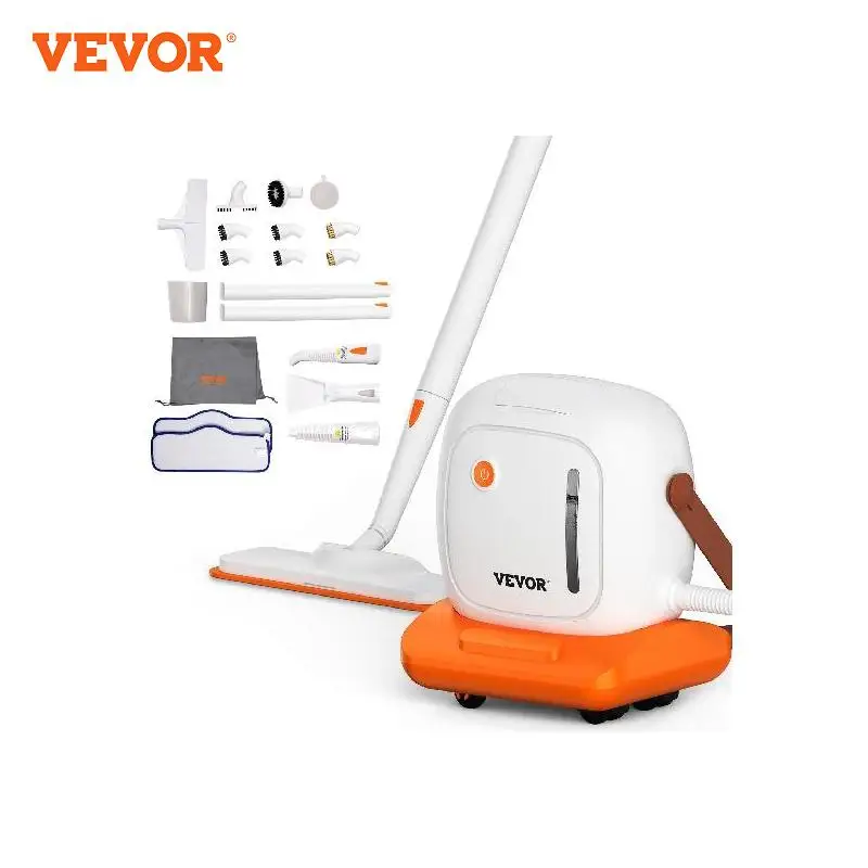 VEVOR Steam Cleaner W/ 45/51/85oz Tank Portable Steam Cleaner Chemical-Free Steamer for Deep Cleaning Floors Windows Grout Cars