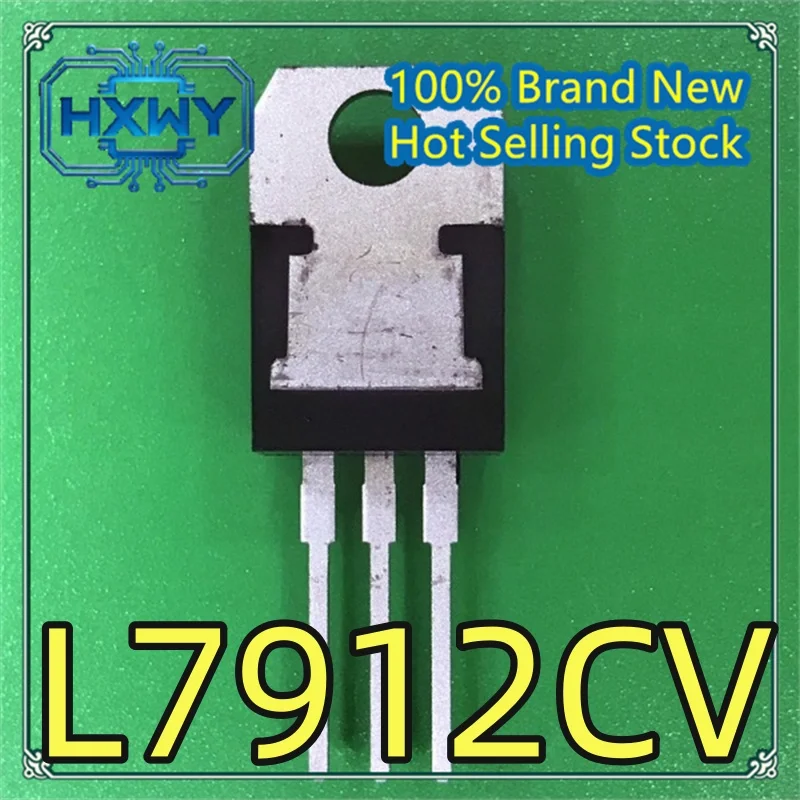 (5/50 pieces) L7912CV-DG L7912CV TO220 through hole three terminal voltage regulator fast shipping