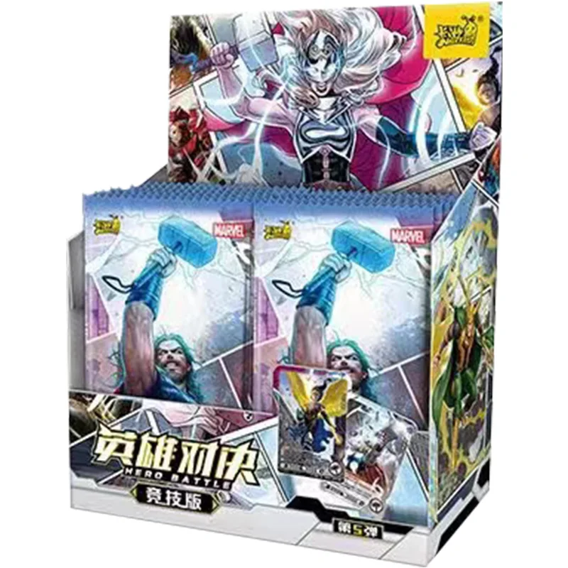 KAYOU – carte de Marvel authentique pour enfants, nouvelle Collection de héros Avengers, Version compétition, paquet de cartes de Collection CR,