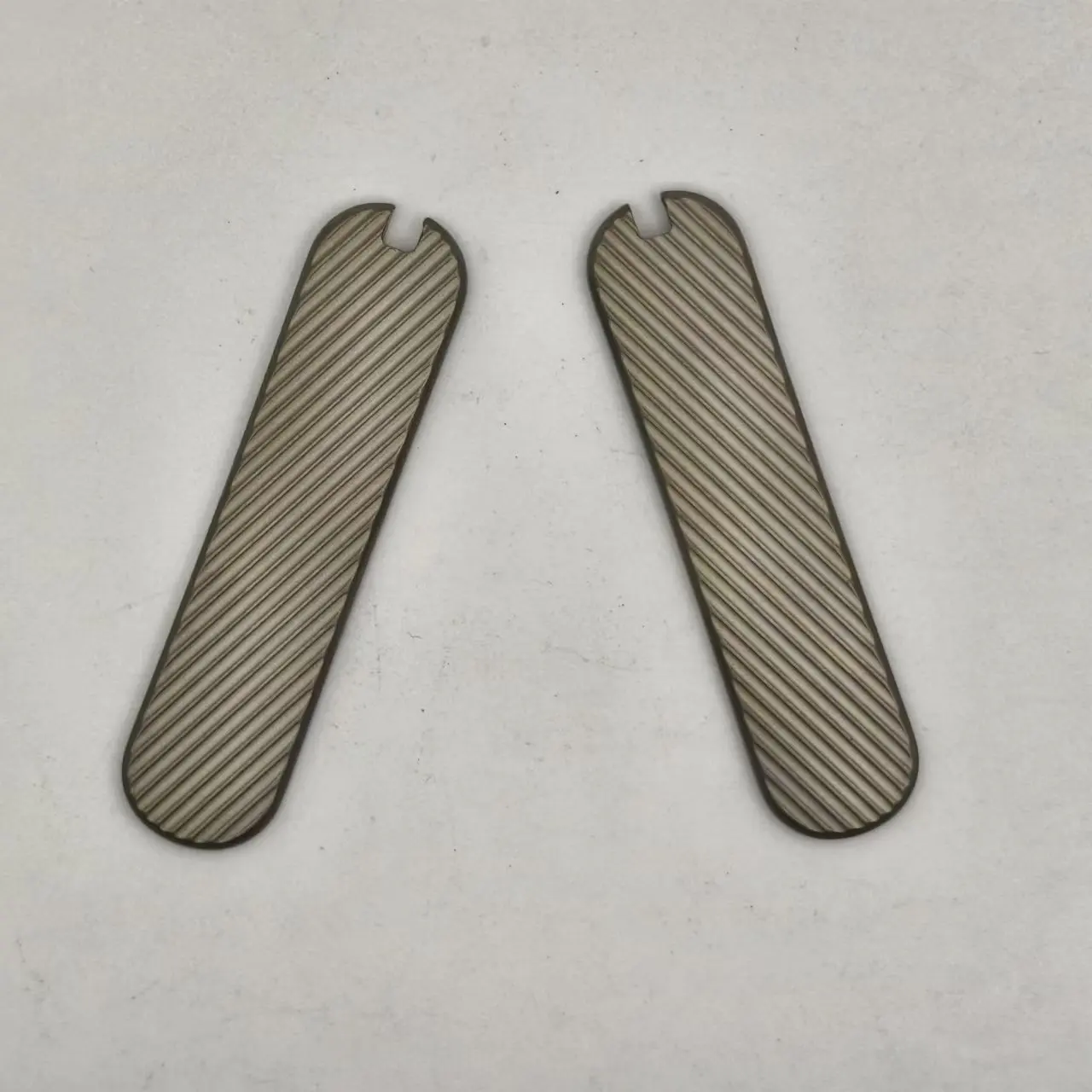 

New 1 Pair Titanium Alloy Handle Scales for 58mm Victorinox Swiss Army Knives